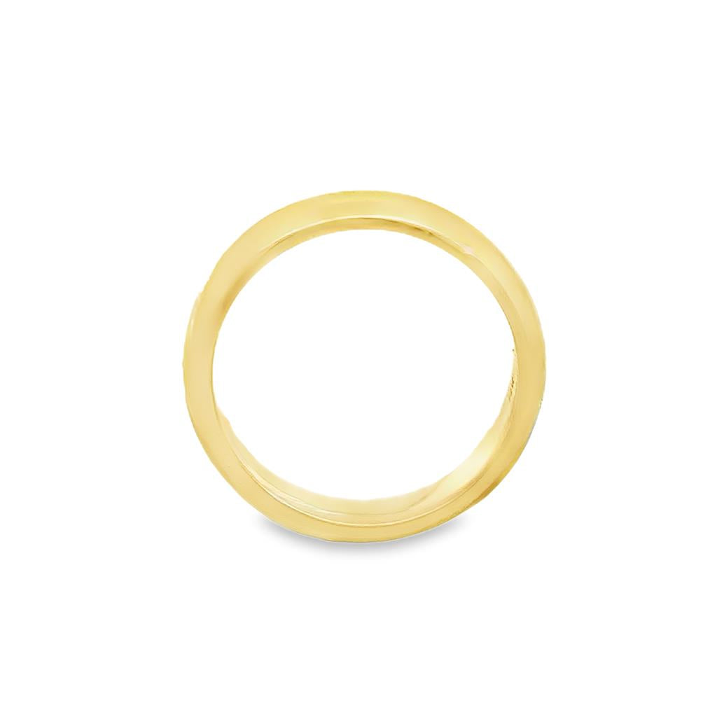 14K Yellow Gold Men’s Comfort Fit Wedding Band
