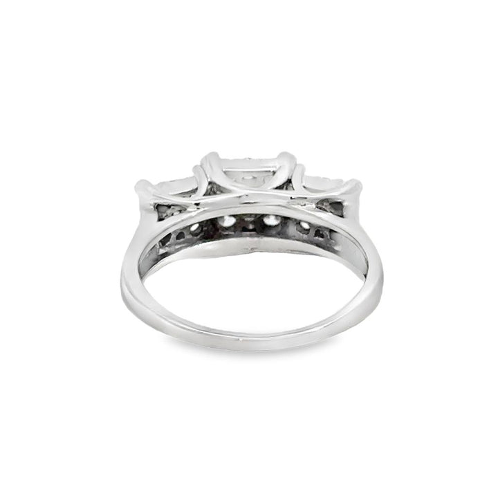 .75 CTW 14K White Gold Diamond Cluster Ring