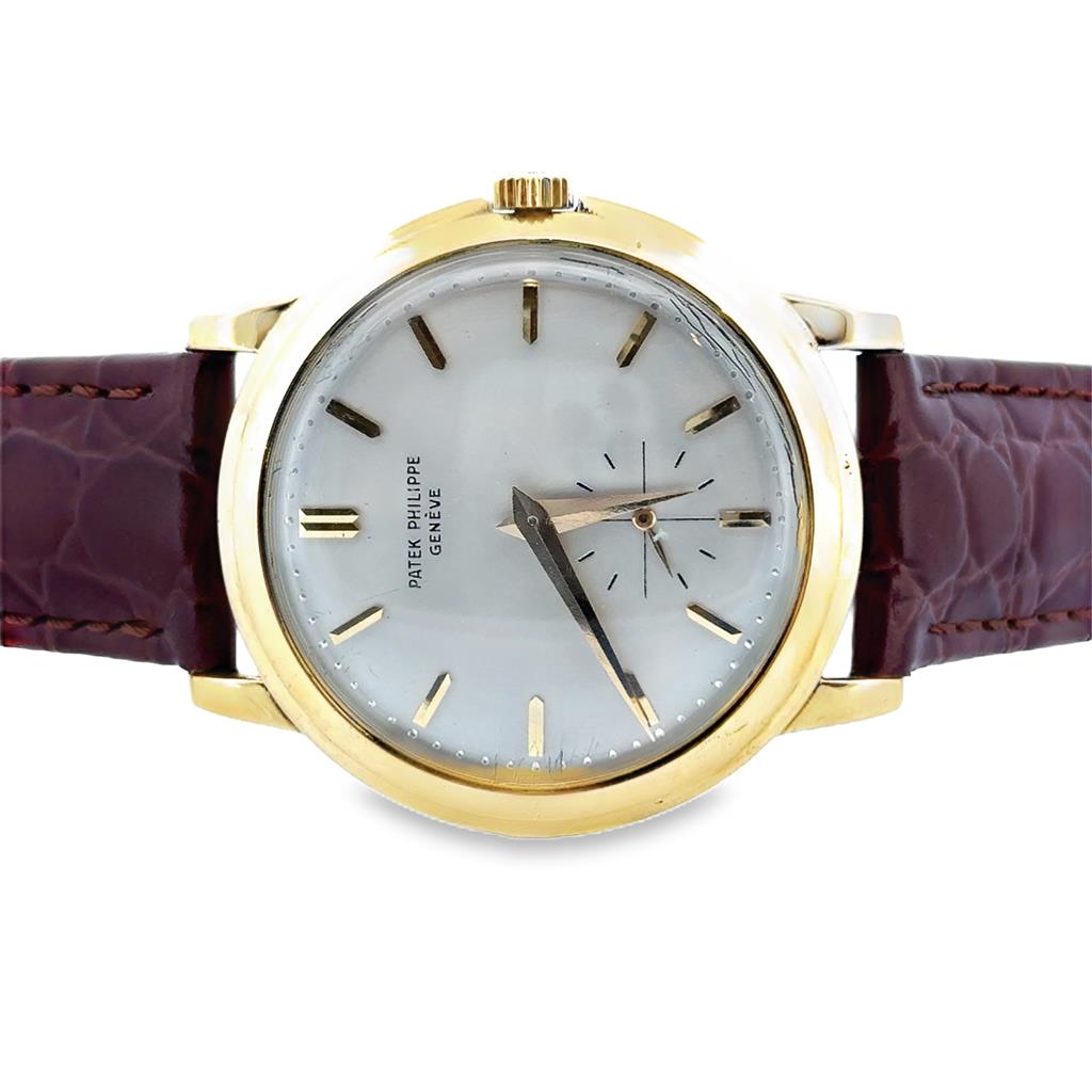 Pre-Owned Patek Philippe Calatrava "Disco Volante" Ref. 2552, 18K Yellow Gold, 1955