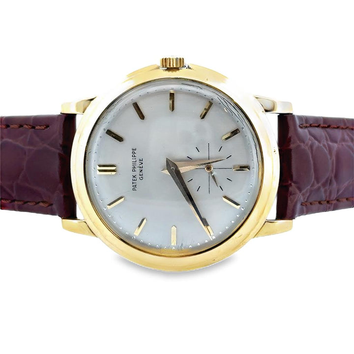 Pre-Owned Patek Philippe Calatrava "Disco Volante" Ref. 2552, 18K Yellow Gold, 1955