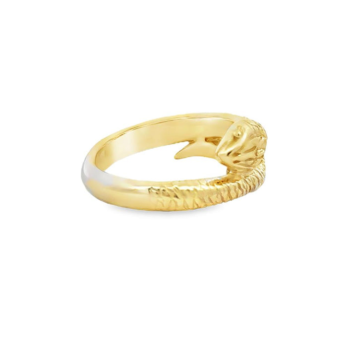 Sal Praschnik 14K Yellow Gold Snake Ring