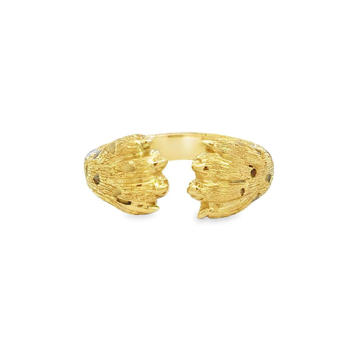 Sal Praschnik 14K Yellow Gold Cheetah Paw Ring