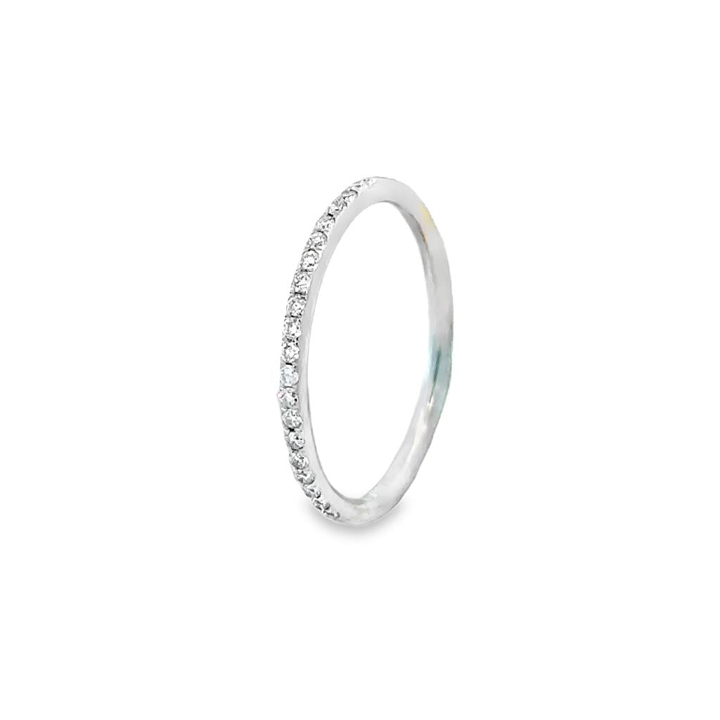 0.40 CTW Diamond Eternity Band in 18K White Gold