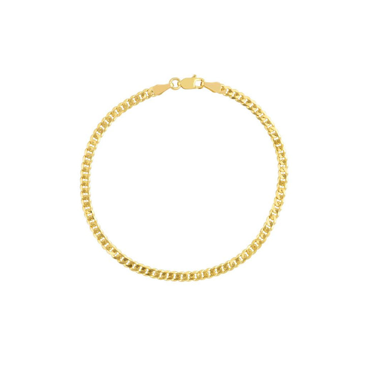 14K Yellow Gold Cuban Link Bracelet