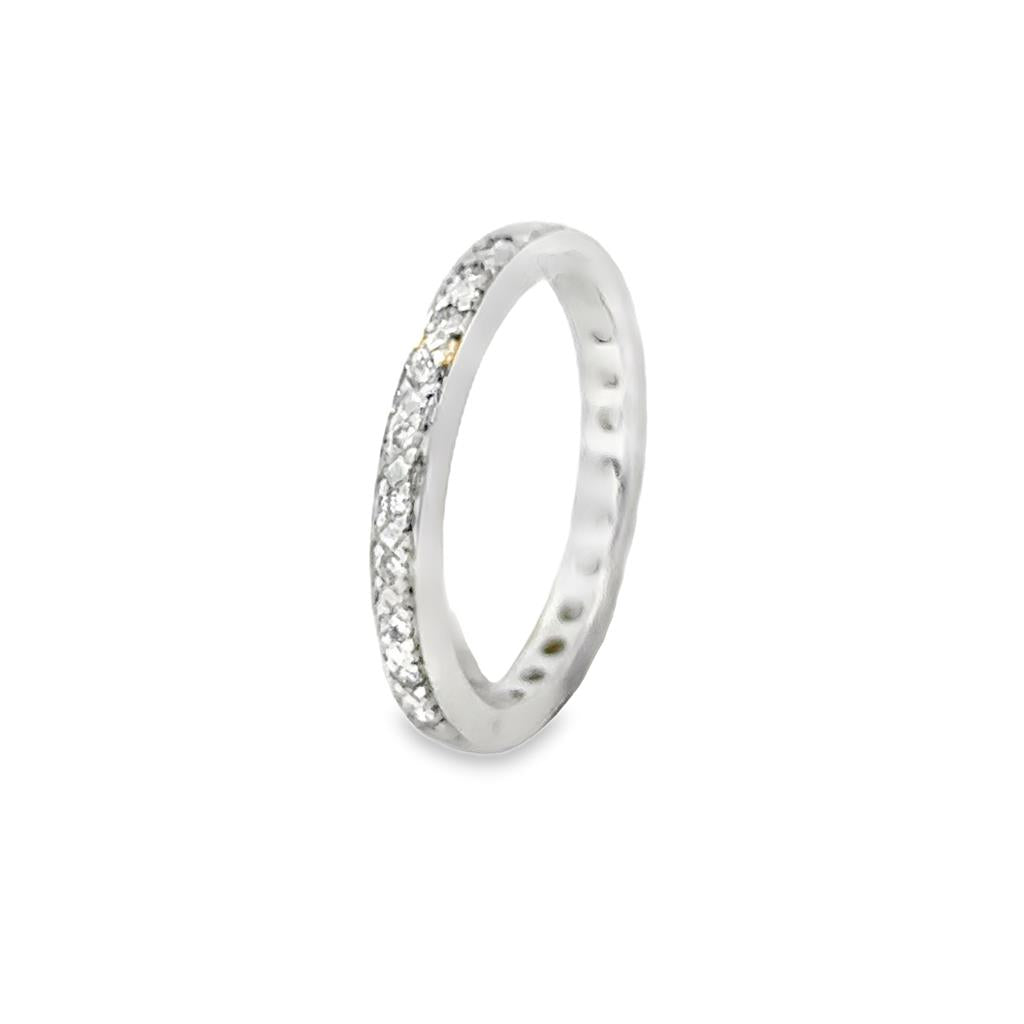 0.25 CTW Diamond Eternity Band in 18K White Gold