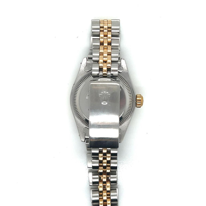Rolex Datejust Serti Dial 1987 Diamond Bezel Two-Tone Watch Model 69173