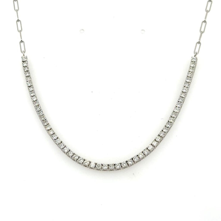 2.00 CTW Diamond 14K White Gold Necklace