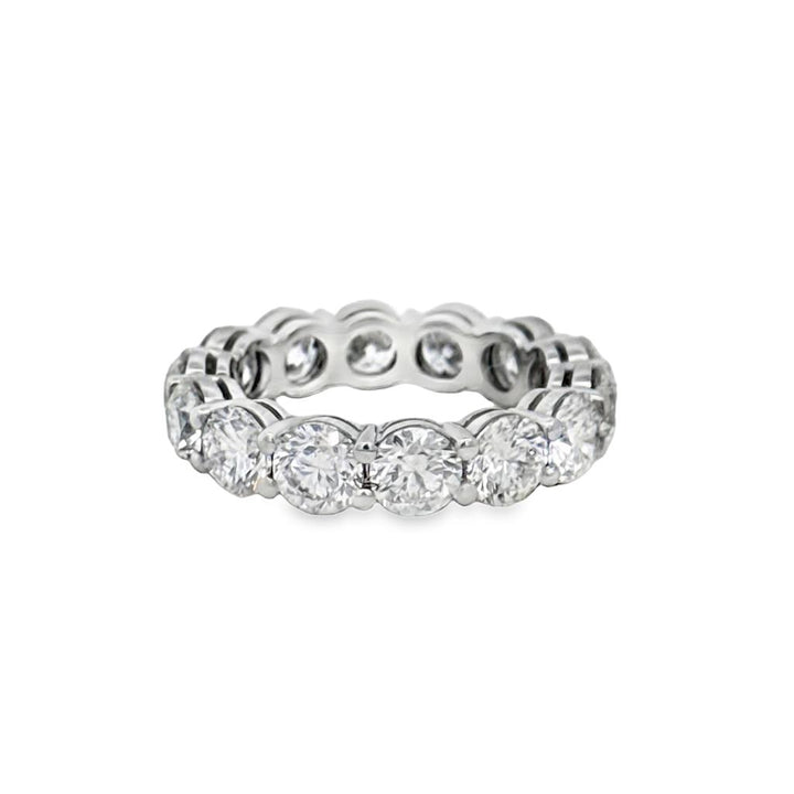5.64 CTW Diamond Eternity Band Ring in Platinum