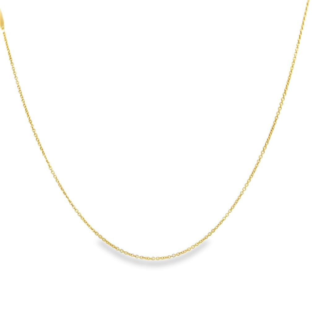 Pre-Owned Tiffany & Co. 18K Yellow Gold Chain Necklace – 18"