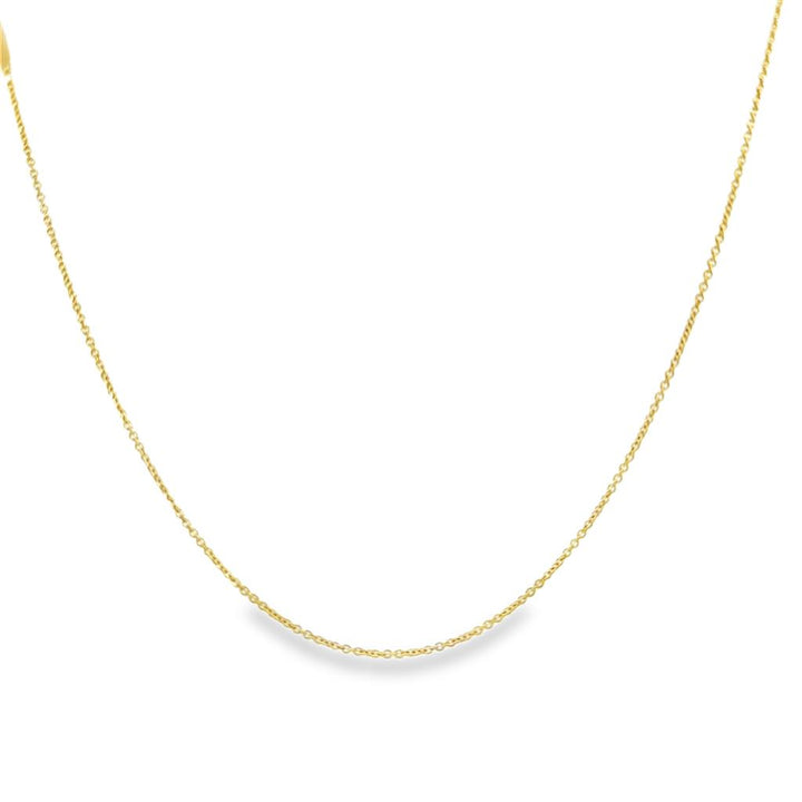 Pre-Owned Tiffany & Co. 18K Yellow Gold Chain Necklace – 18"
