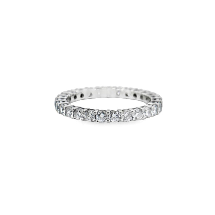 1.25 CTW Diamond Platinum Eternity Band