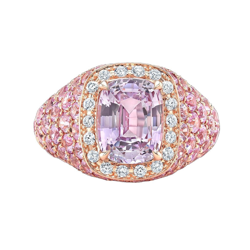 Robert Procop 4.53ct Pink Sapphire Celebration Ring