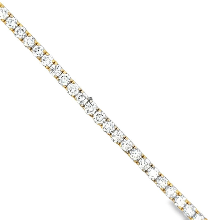 11.44 CTW Diamond Tennis Bracelet in 14K Yellow Gold