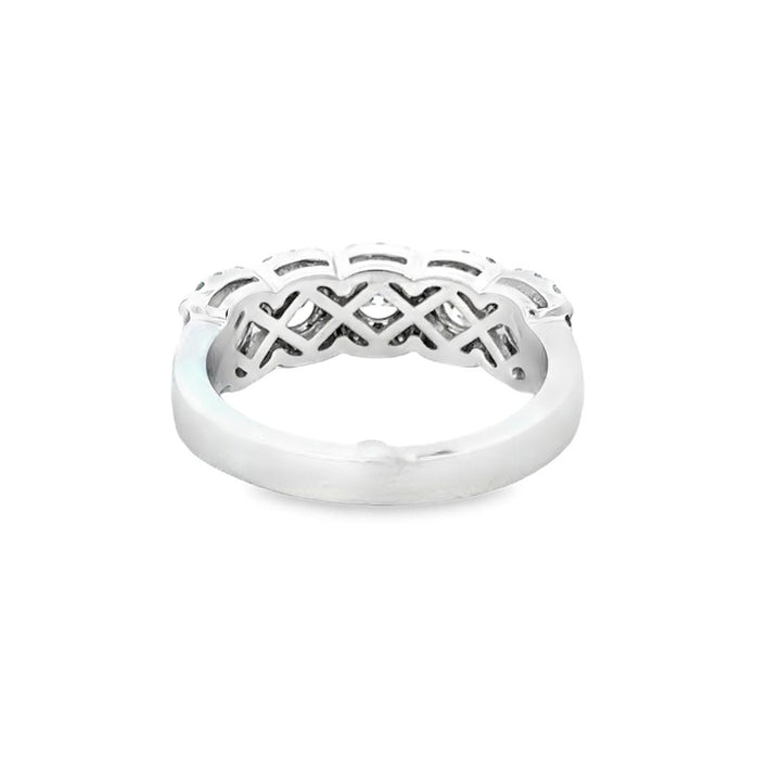 1.27 CTW Diamond Band Ring in 14K White Gold