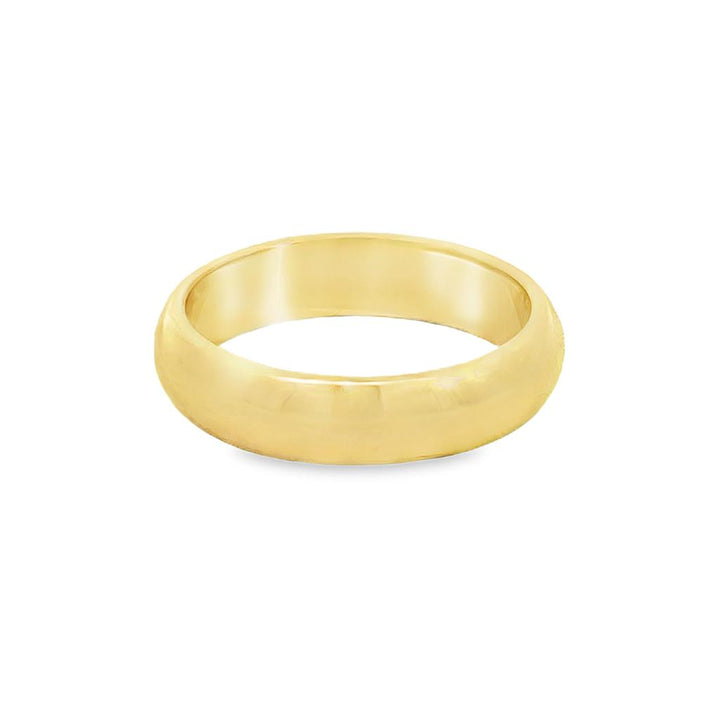 14K Yellow Gold Men’s Comfort Fit Wedding Band