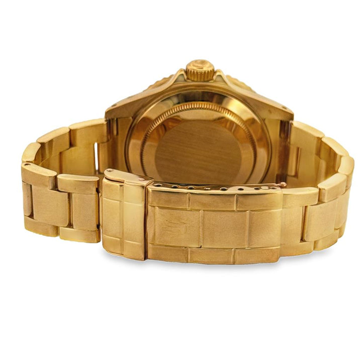 Rolex Submariner 18K Yellow Gold Blue Dial Men's Watch