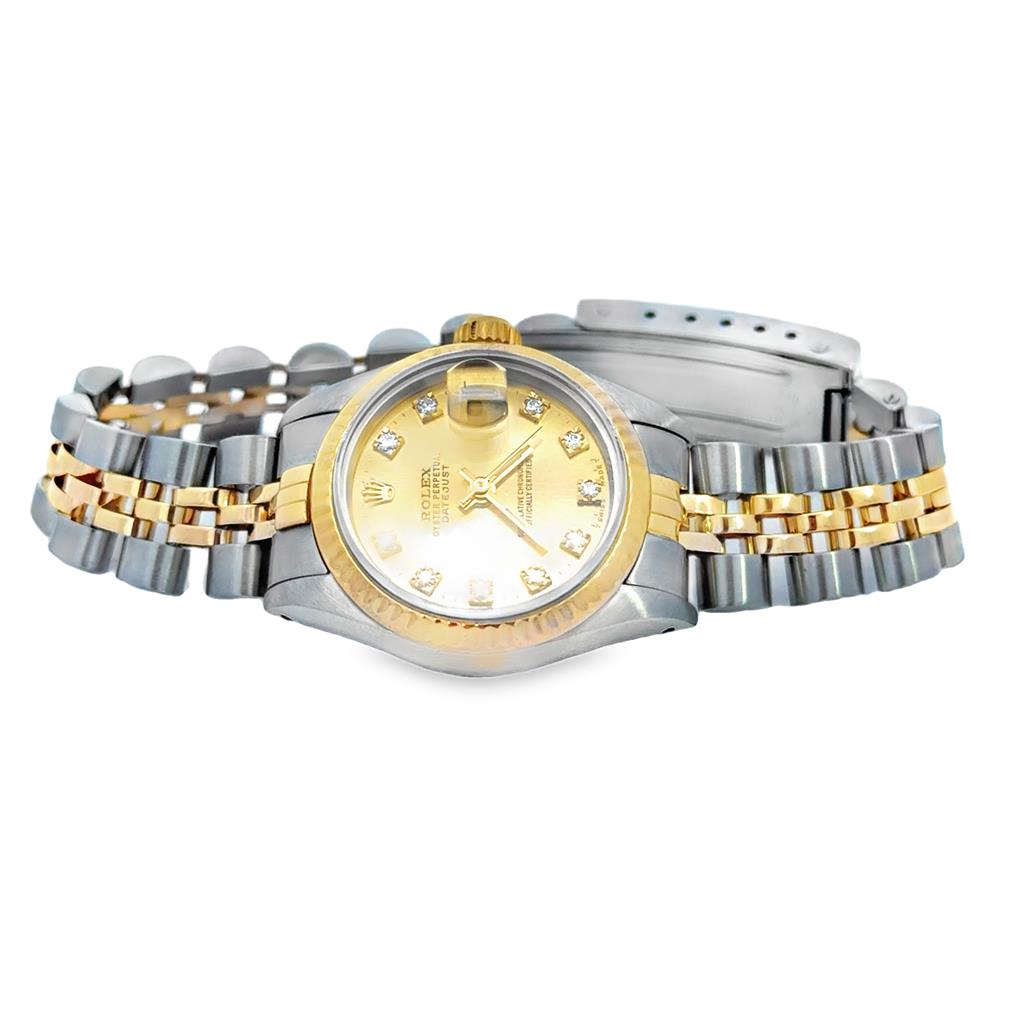 Rolex Ladies Datejust Two-Tone 69173 – Factory Diamond Dial (1986)