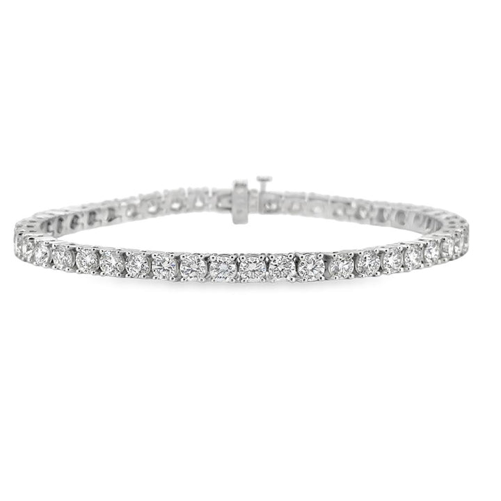 8.44 CTW Diamond 14K White Gold Tennis Bracelet