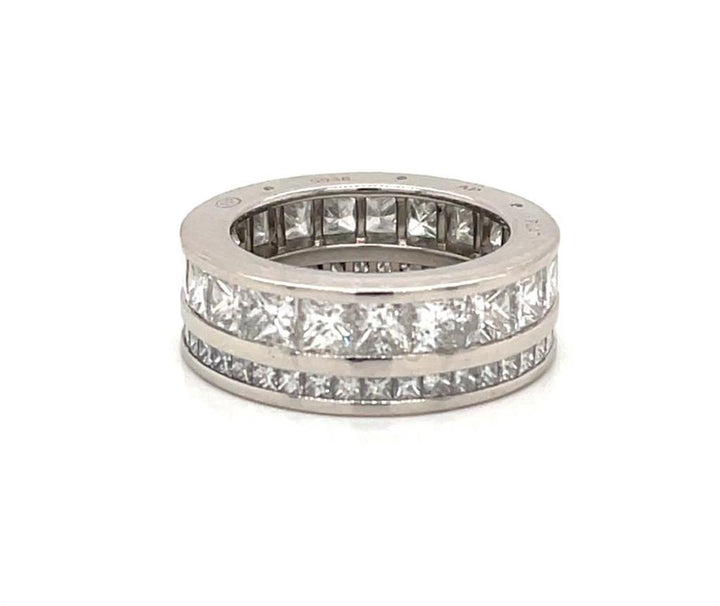 Robert Procop Artist Proof 5.62 CTW French Cut Diamonds Platinum Eternity Ring