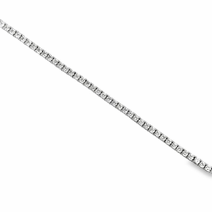 3.00 CTW Round Brilliant Diamond 18K White Gold Tennis Bracelet