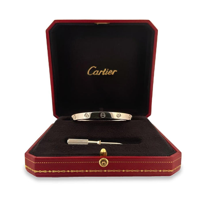 Cartier Diamond Love Bracelet 18K White Gold