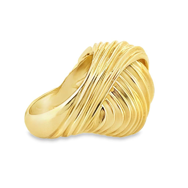 Sal Praschnik 18K Yellow Gold Dome Ring