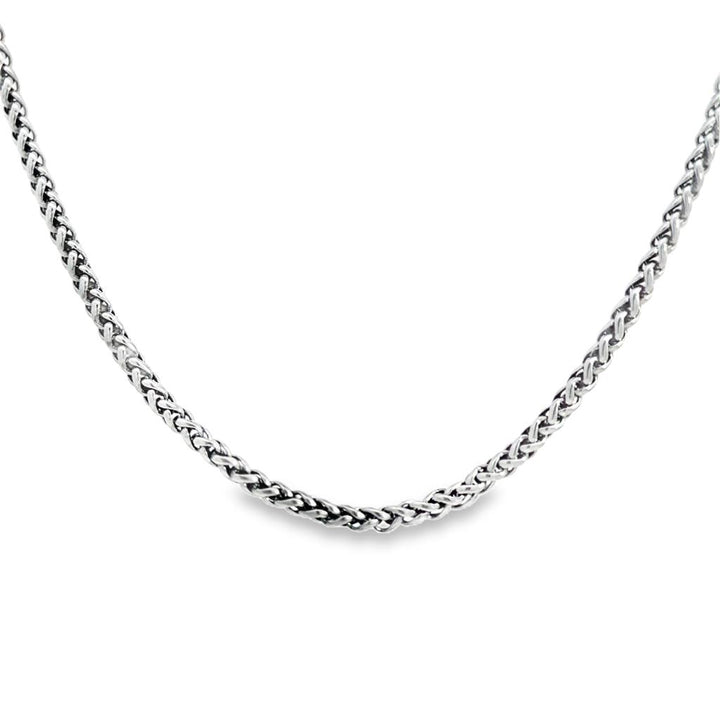 Pre-Owned David Yurman Sterling Silver 4MM Wheat Chain Necklace – 18"