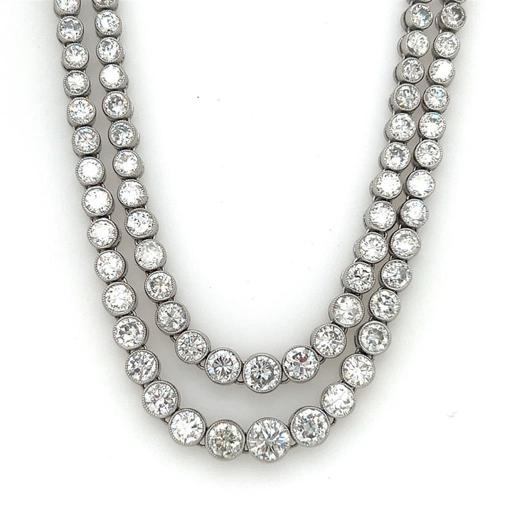 22.67ct Diamond Platinum Necklace