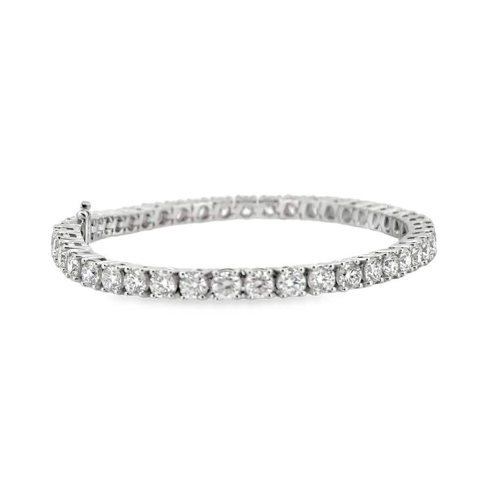 8.44 CTW Diamond 14K White Gold Tennis Bracelet