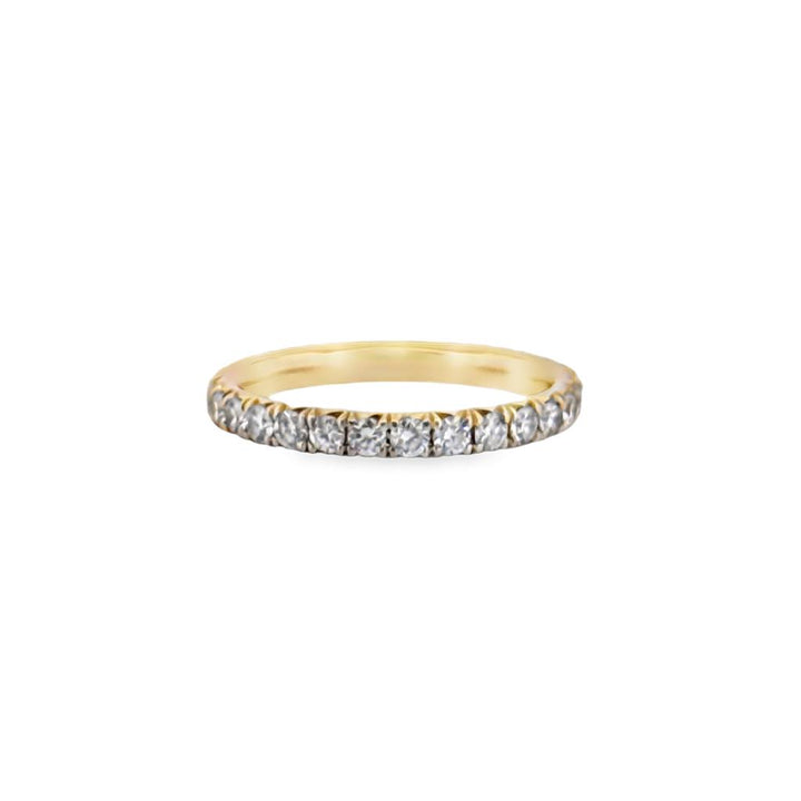 0.80 CTW Diamond Eternity Band Ring 14K Yellow Gold