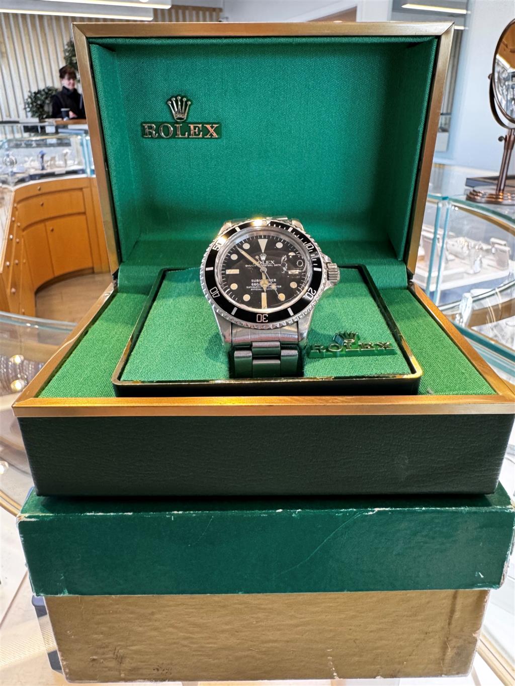 Pre-Owned Vintage Rolex Submariner 1680 Stainless Steel Watch – Circa 1975