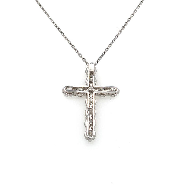 3.55ct Diamond Cross Necklace