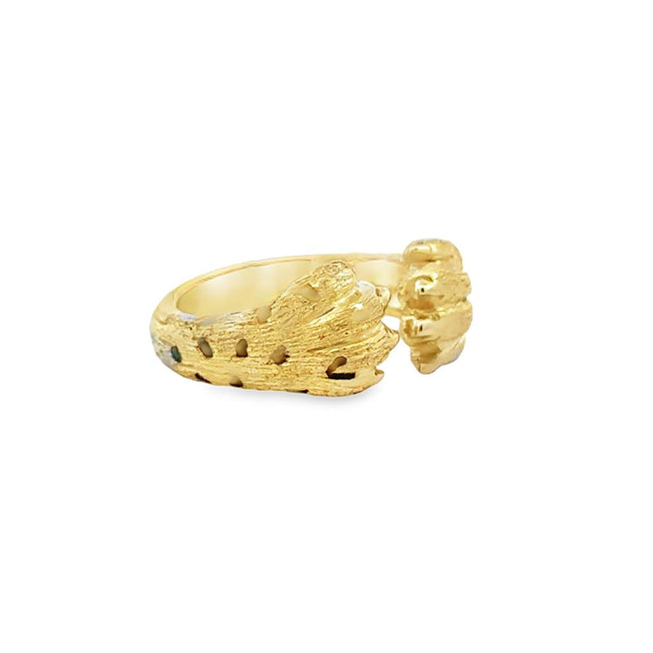 Sal Praschnik 14K Yellow Gold Cheetah Paw Ring