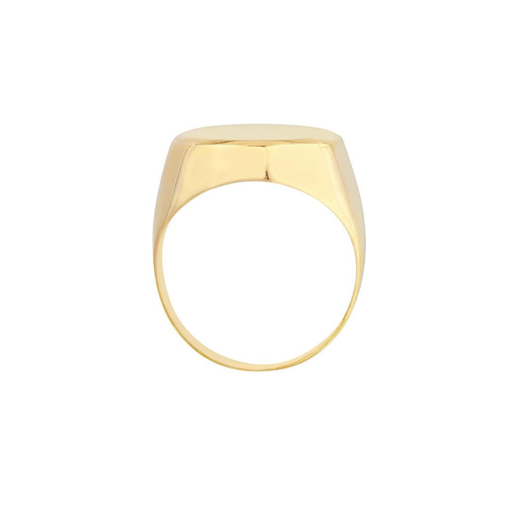 14KY Gold Oval Signet Ring