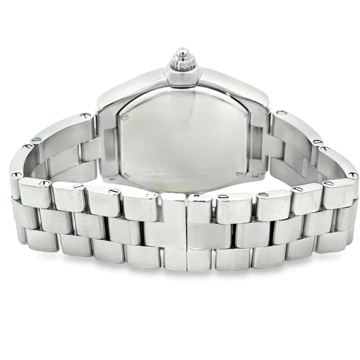 Ladies Cartier Roadster 31mm Stainless Steel Watch with Pink Dial – Pre-Owned