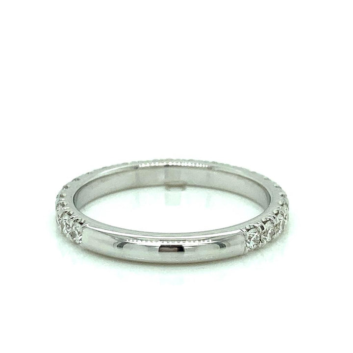 White Gold .75ct Diamond Wedding Band