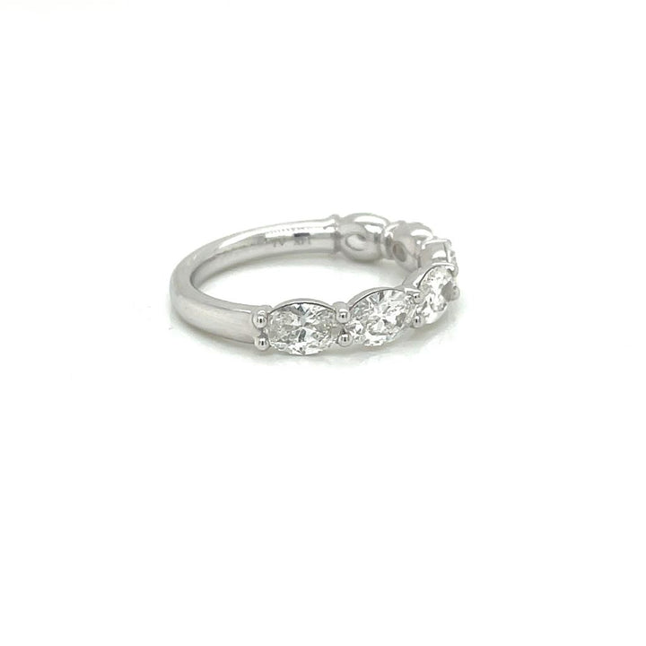 2.22 CTW Oval Diamond 14K White Gold Ring