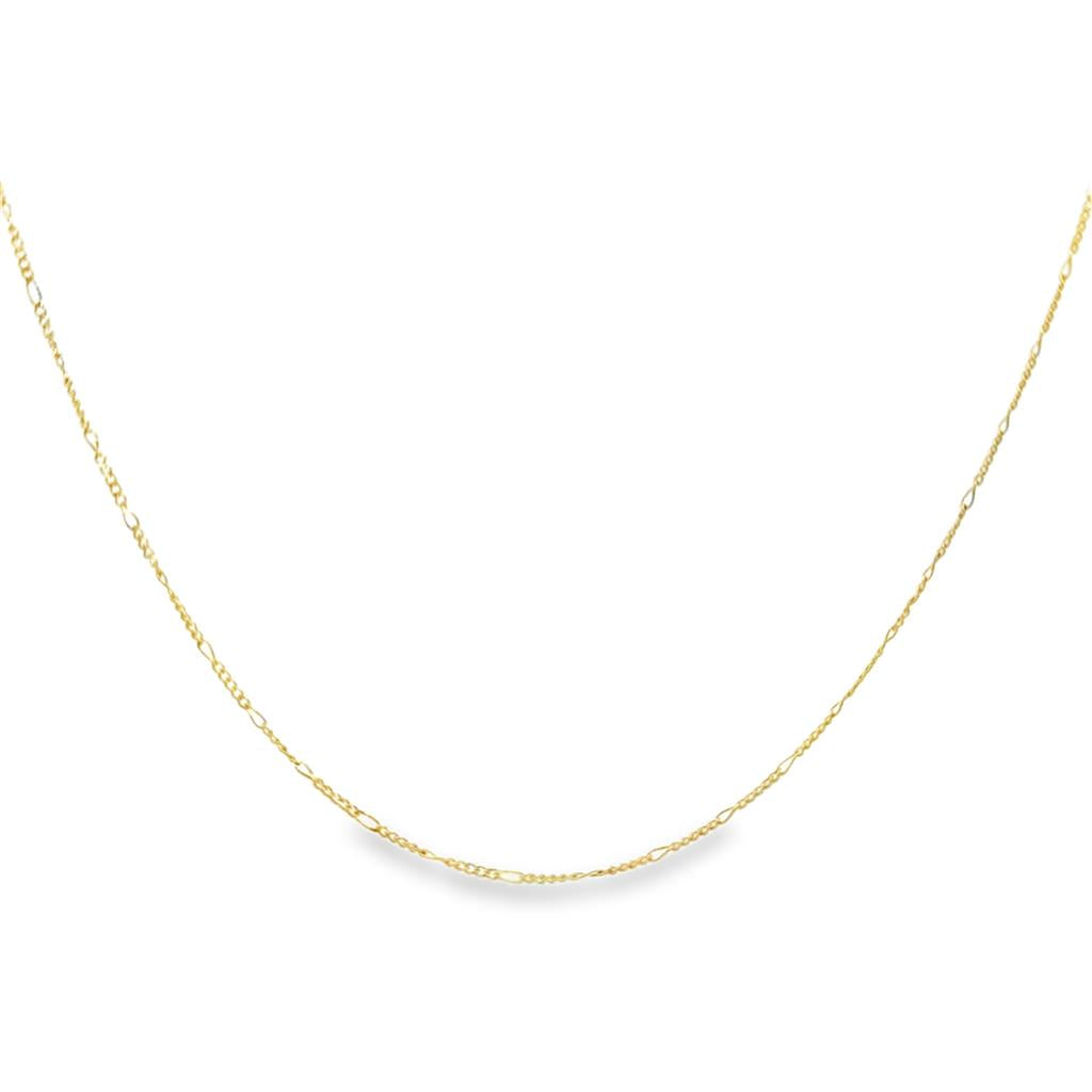 14K Yellow Gold Chain Necklace – 18", 1.15mm