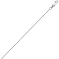 14K White Gold 18" Medium Cable Chain