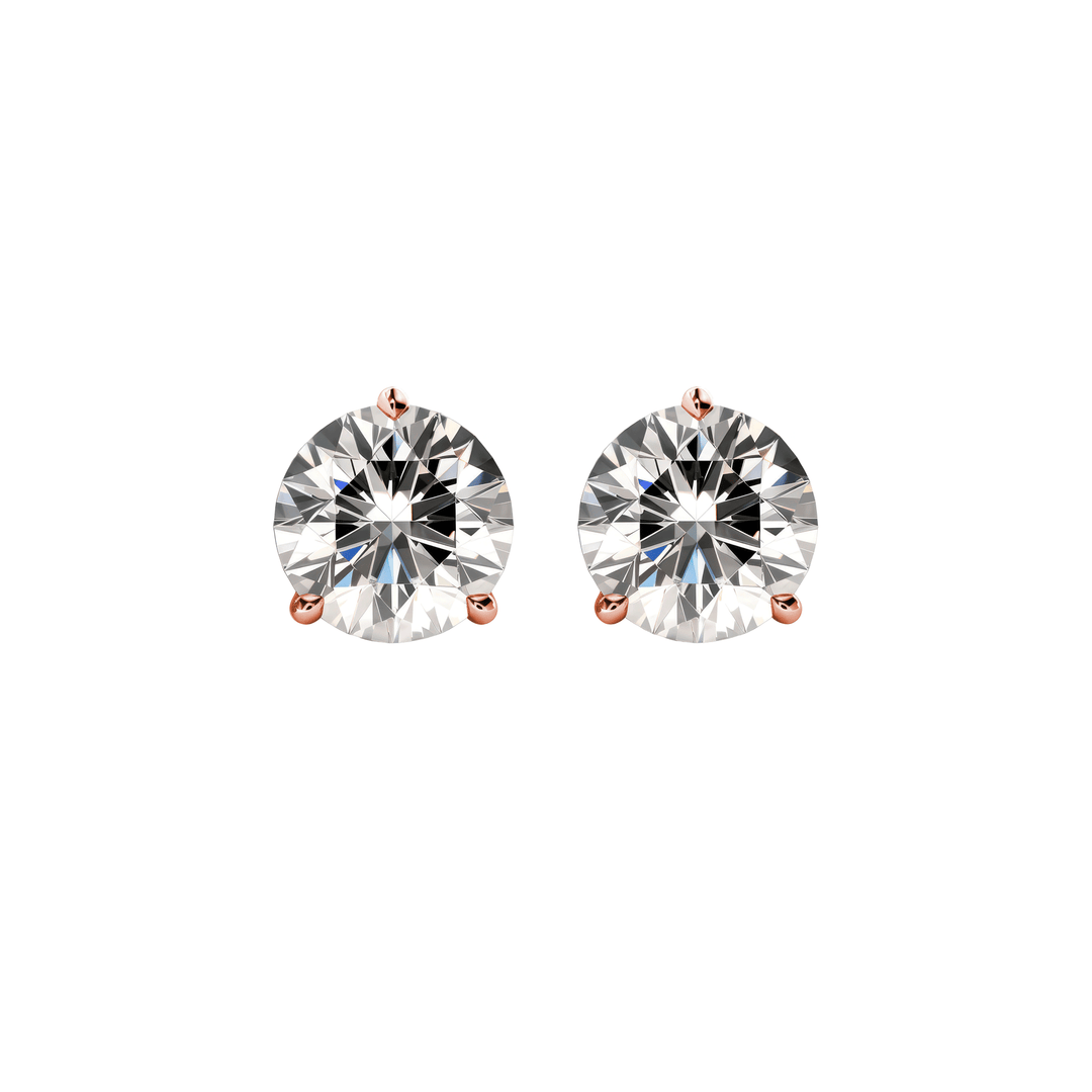 Signature Brilliant Diamond Stud Earrings