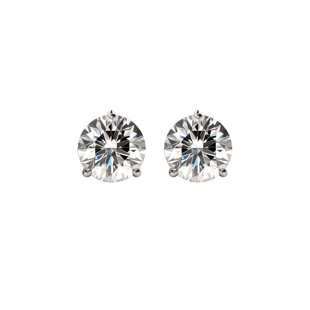 Signature Brilliant Diamond Stud Earrings