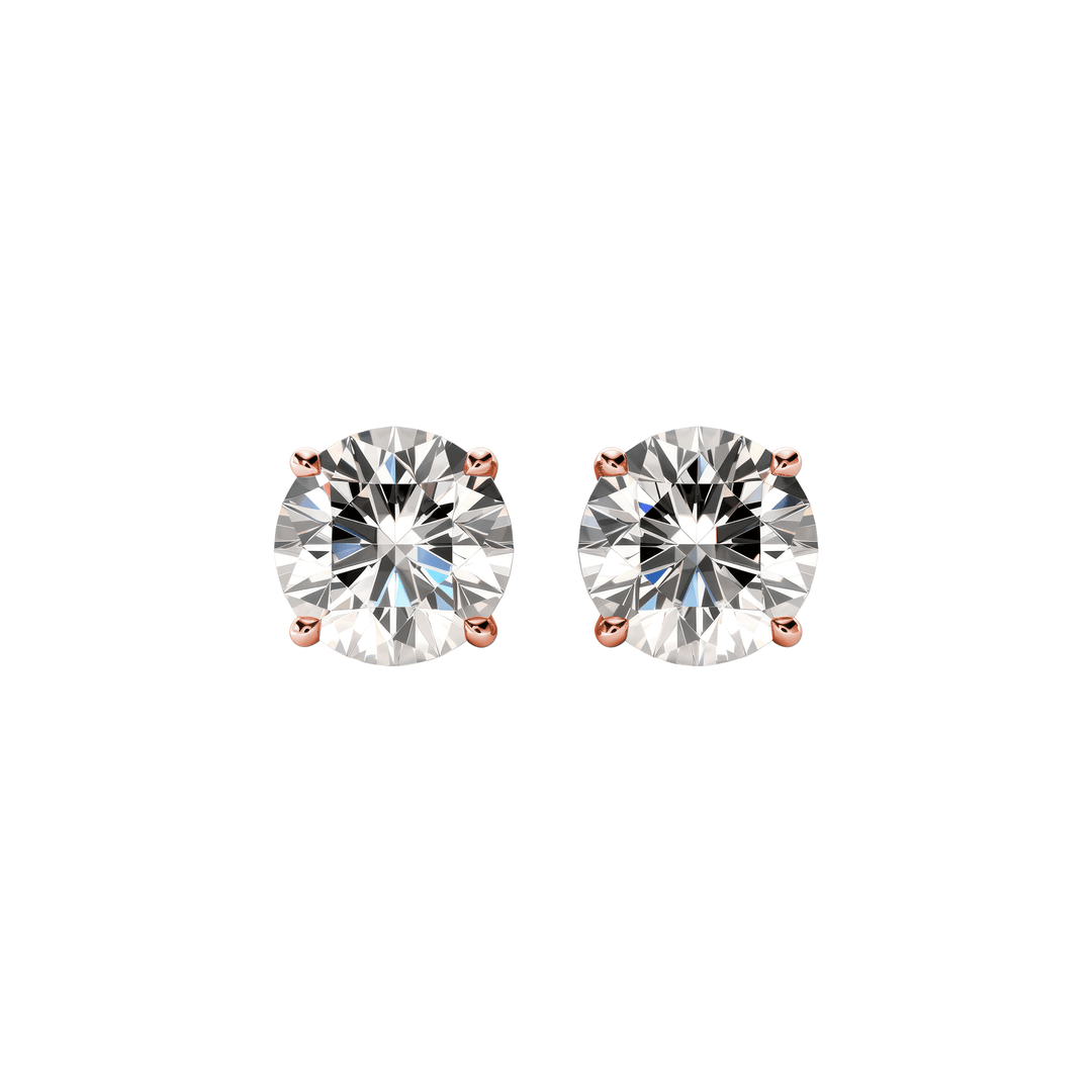 Signature Brilliant Diamond Stud Earrings
