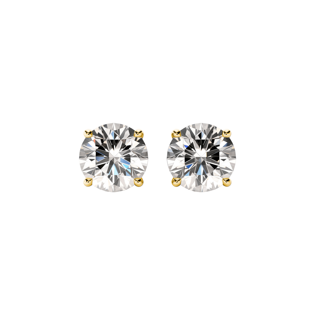 Signature Brilliant Diamond Stud Earrings