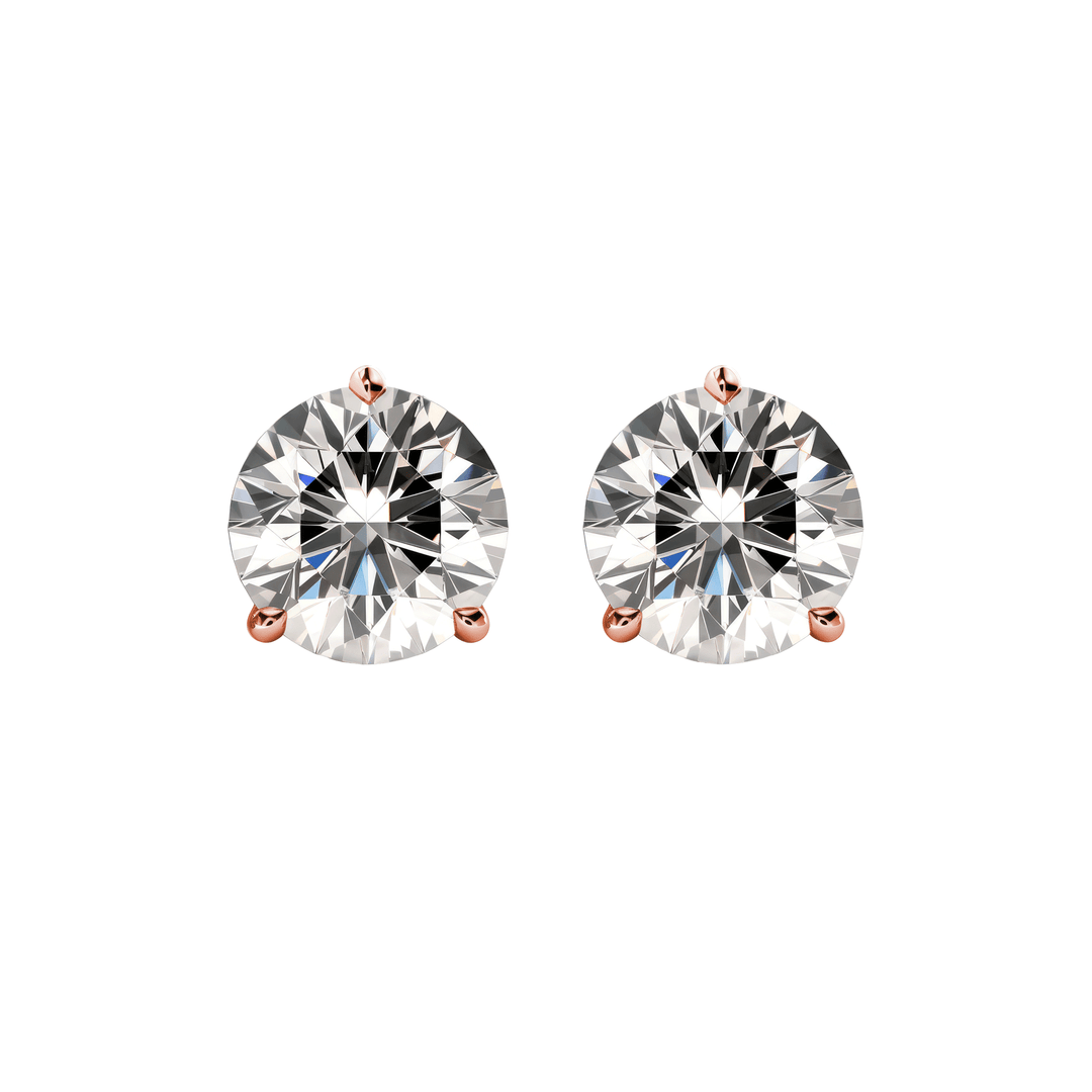 Signature Brilliant Diamond Stud Earrings