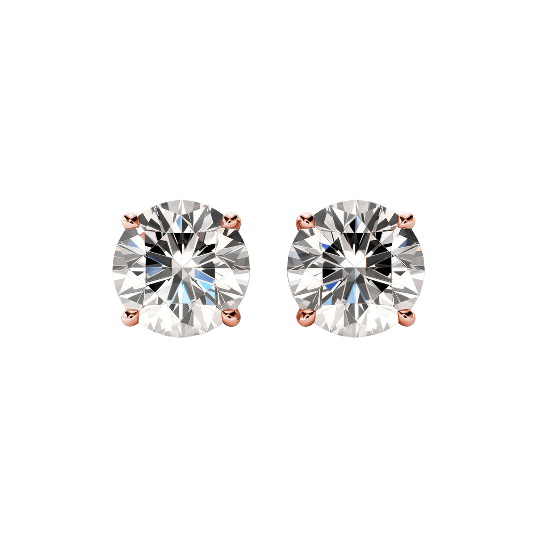 Signature Brilliant Diamond Stud Earrings