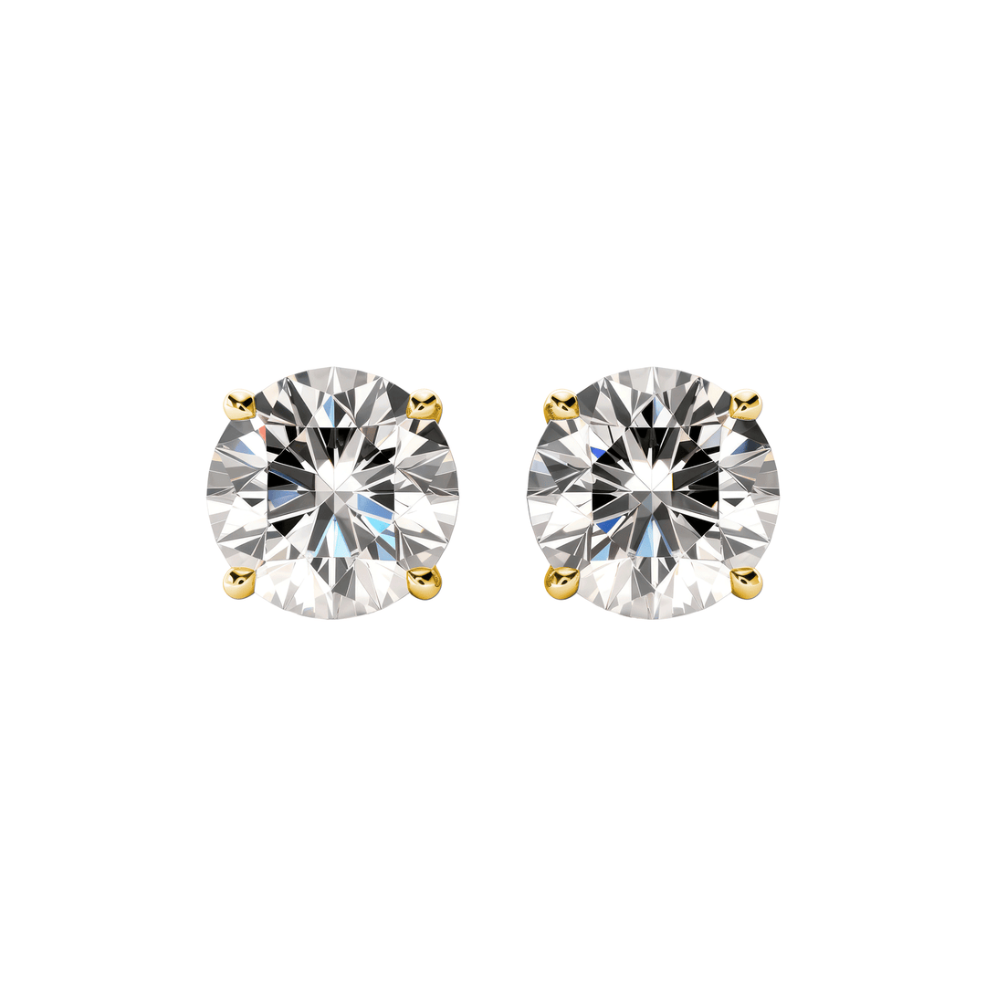 Signature Brilliant Diamond Stud Earrings