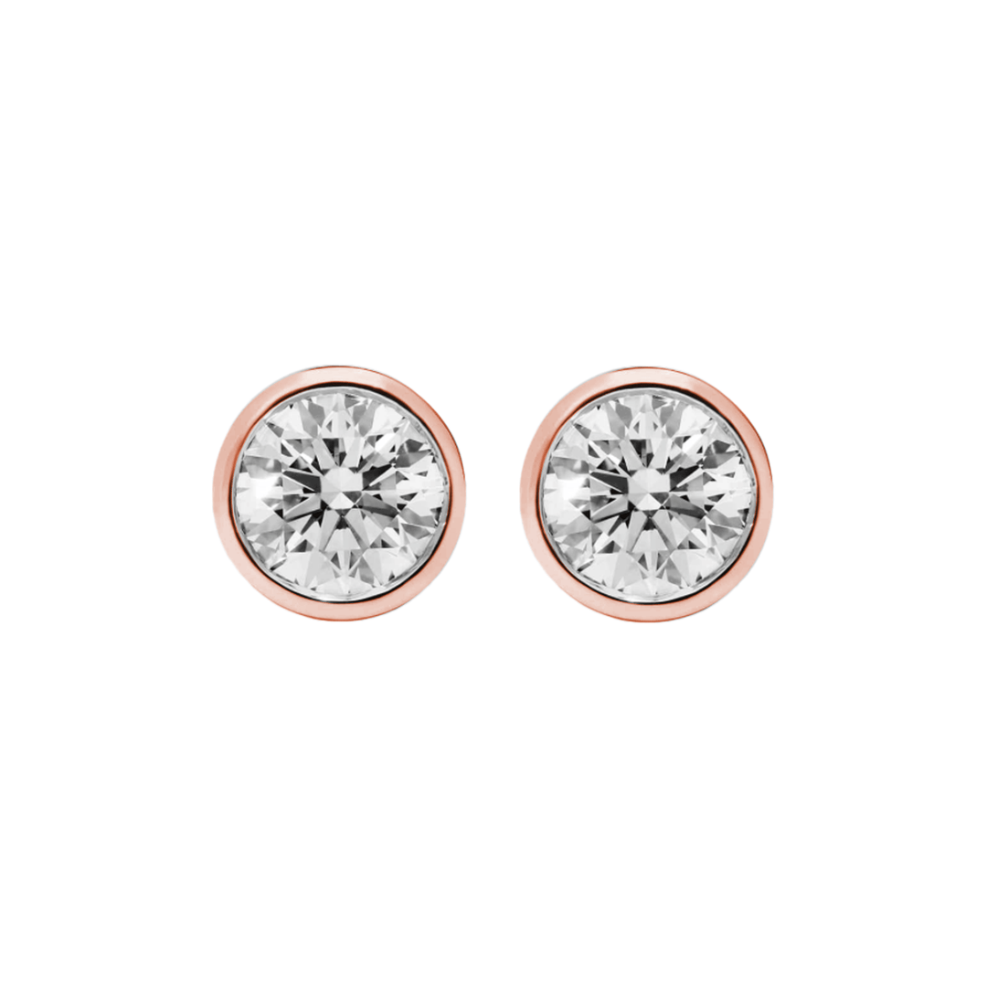 Signature Brilliant Diamond Stud Earrings