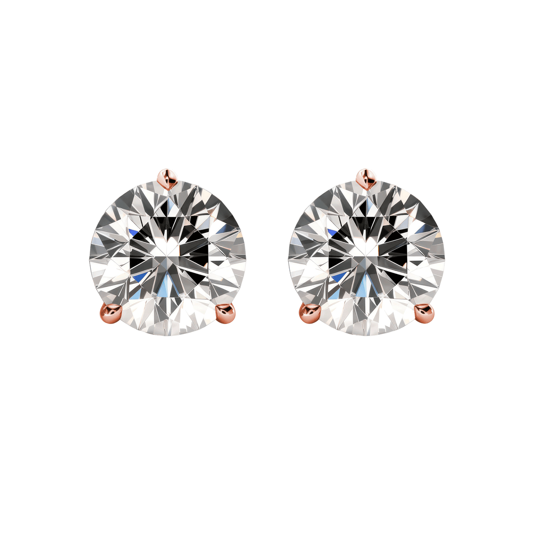Signature Brilliant Diamond Stud Earrings