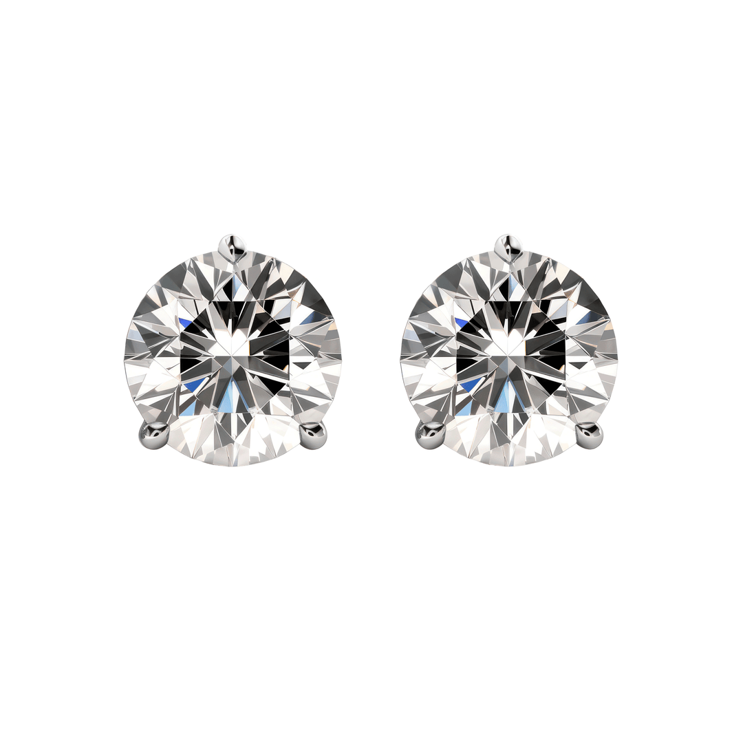 Signature Brilliant Diamond Stud Earrings