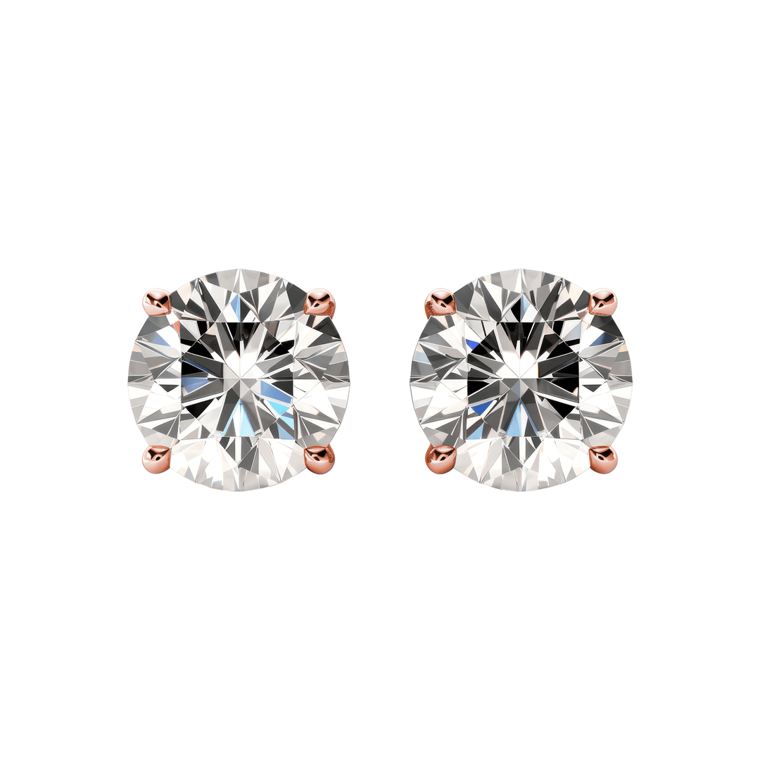 Signature Brilliant Diamond Stud Earrings